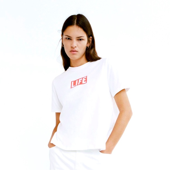 Zara LIFE T- Shirt - Picture 1 of 5